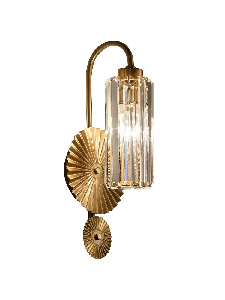 DecorBites™ Crystal Wall Light: Minimalist Bedside Loft Wall Sconce for Living Room