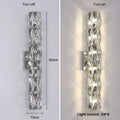 مصباح حائط LED من كريستال K9 من DecorBites™: شمعدانات نورديك عصرية فاخرة لإضاءة المنزل