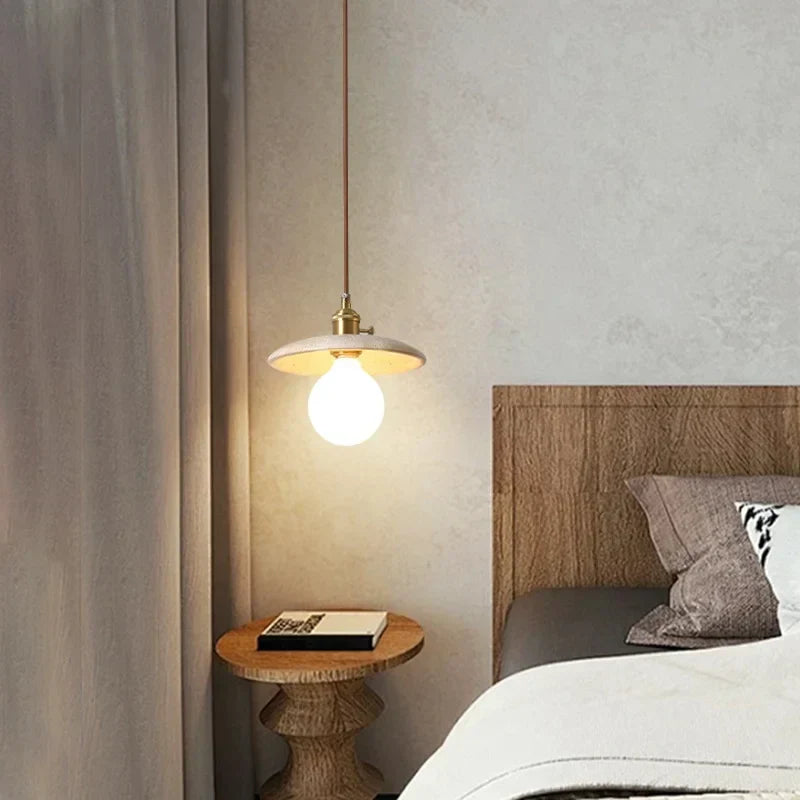 DecorBites™ Glass Ball LED Pendant Light Yellow for Home Decor Dining Living Room