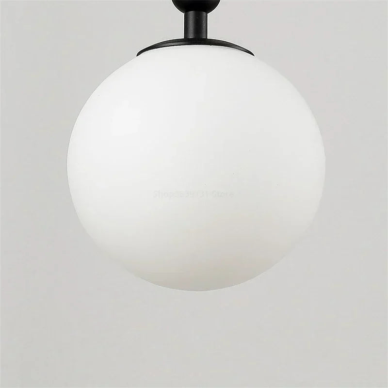 DecorBites™ Glass Ball Wall Lamp Metal Wall Lights for Modern Living Room Decoration