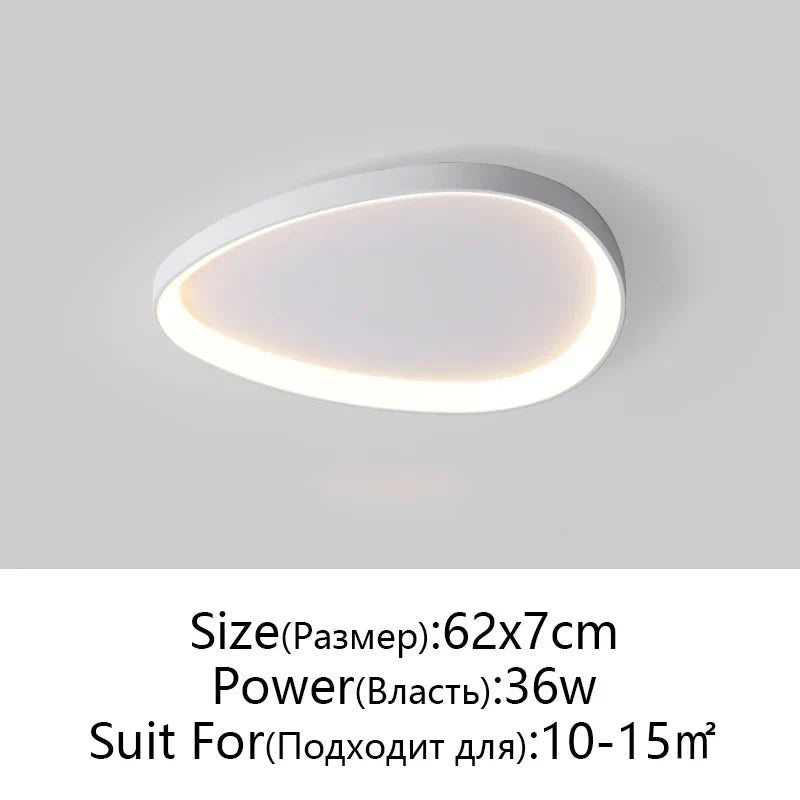 DecorBites™ ثريا LED: وحدة إضاءة داخلية عصرية لغرفة النوم والمطبخ وغرفة المعيشة