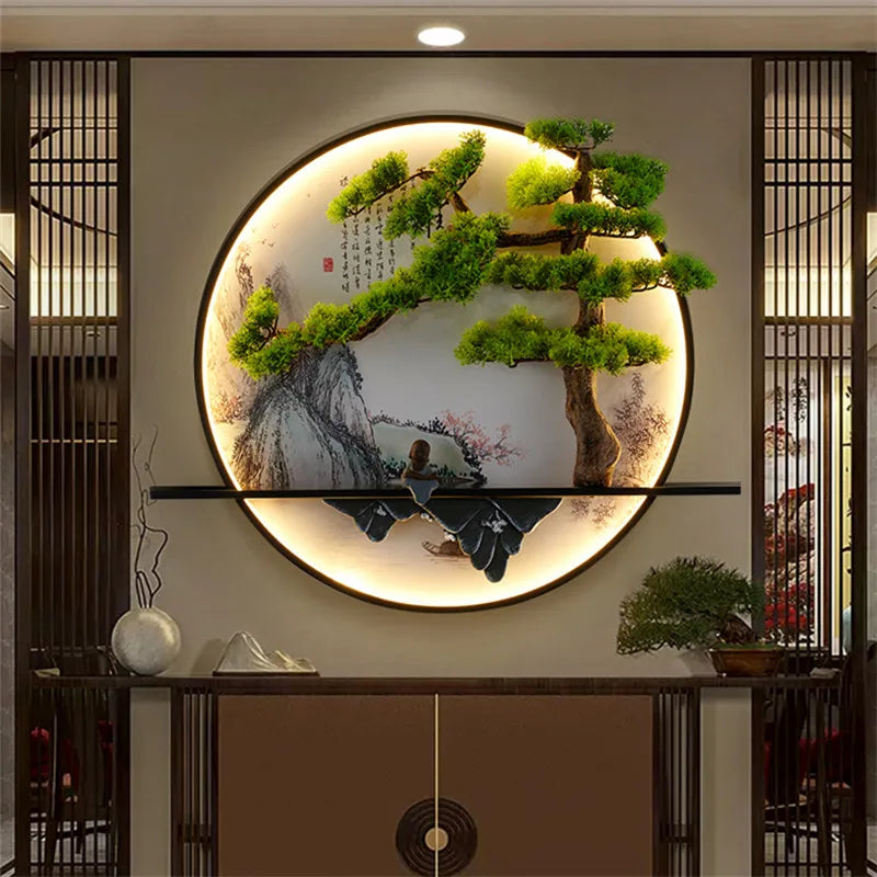 مصباح أبليك جداري بمصابيح LED للمناظر الطبيعية من DecorBites™ للمنزل وغرف المعيشة والنوم