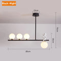 DecorBites™ Glass Bubble Pendant Light with LED lamp - Angel Candle Holder Statues