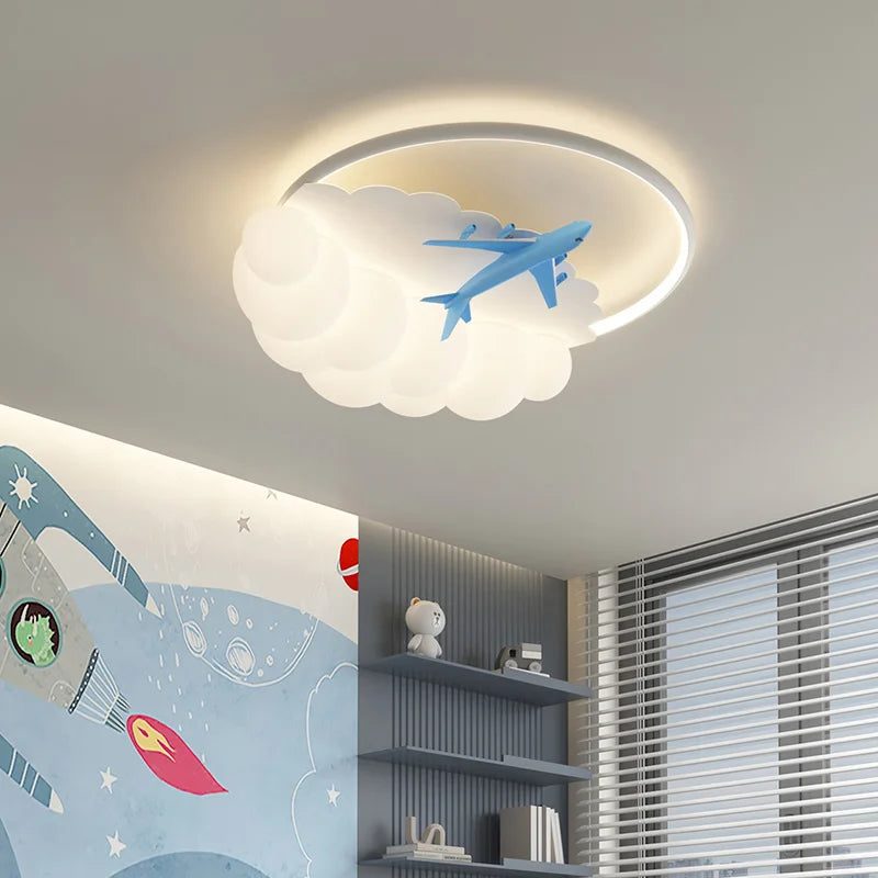 أضواء الثريا LED على شكل طائرة من DecorBites™ لديكور المنزل العصري والإضاءة الداخلية