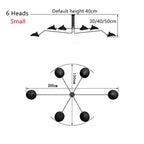 Nordic Spider Multi-Head Metal Pendant Light