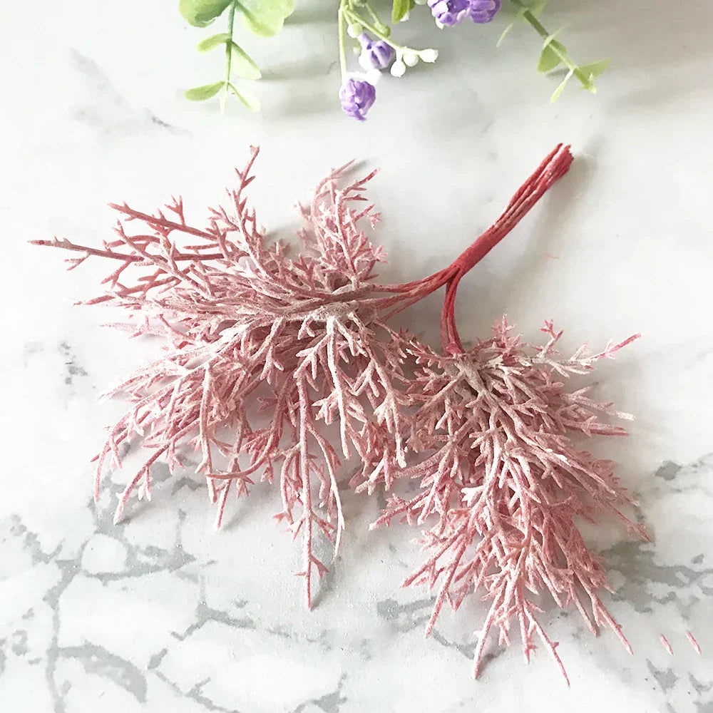 DecorBites™ 200pcs Mixed Rose Red Flower Cherry Stamen Berries Bundle for DIY Decor