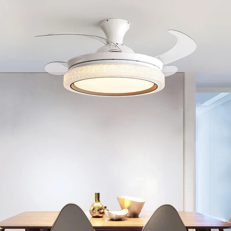 DecorBites™ Invisible Chandelier LED Ceiling Fan with Light: High-Quality & Wholesale Price