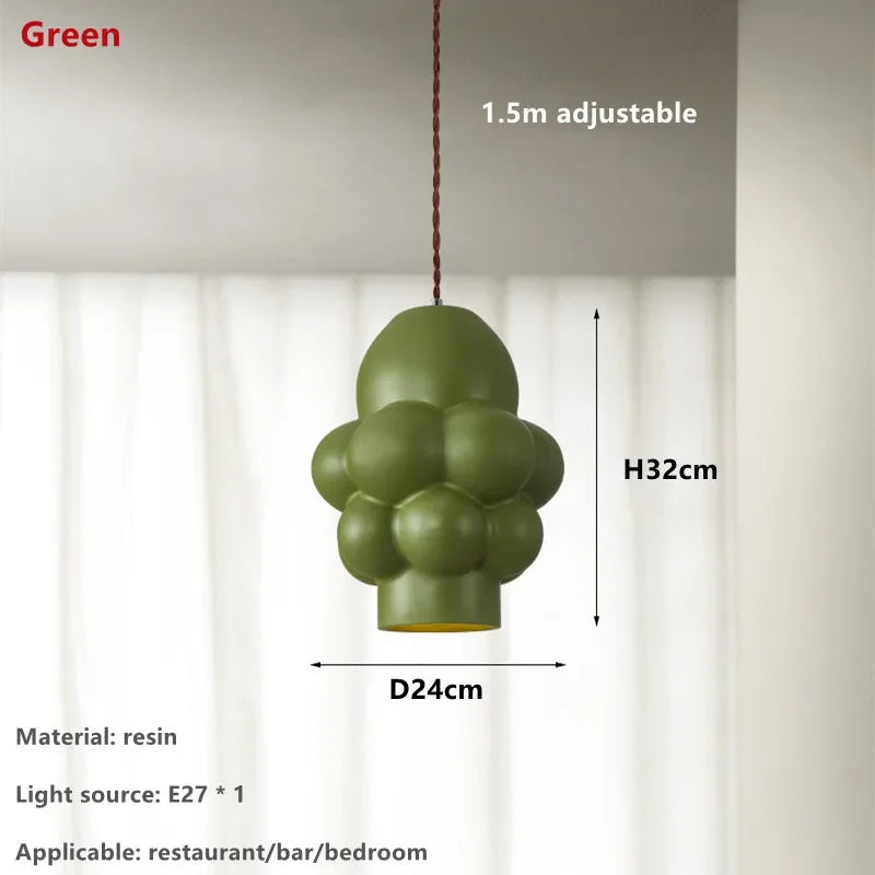 DecorBites™ French Creamy Wind LED Chandelier for Dining Room Home Decor Lighting