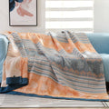 DecorBites™ Cotton Gauze Summer Blanket: Soft, Breathable, Cooling Quilt