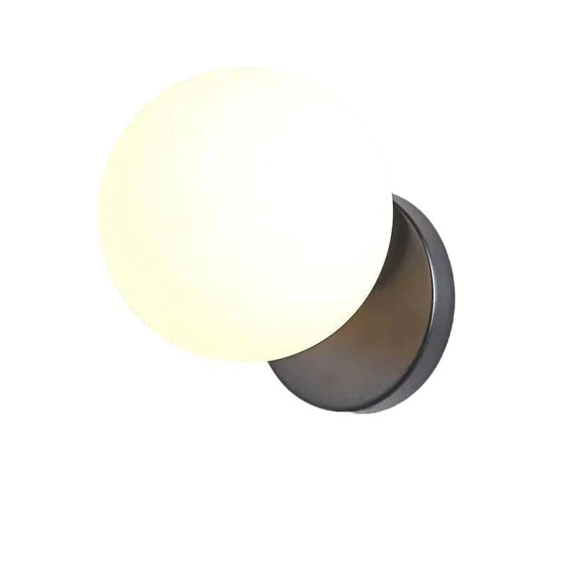 Applique murale LED DecorBites™ boule de verre dorée pour la décoration du salon, de la chambre et de la salle de bain