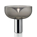 DecorBites™ Aella Table Lamp: Elegant Clear Glass Luxury Art Desk Lamp for Office, Bedroom, and Foyer