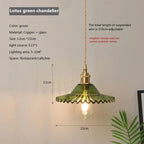 Nordic Glass Pendant Light in Brown and Polished Chrome