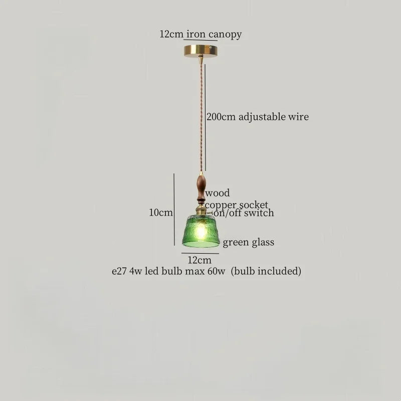 DecorBites™ Green Leaf LED Pendant Lamp for Home and Cafe Decor