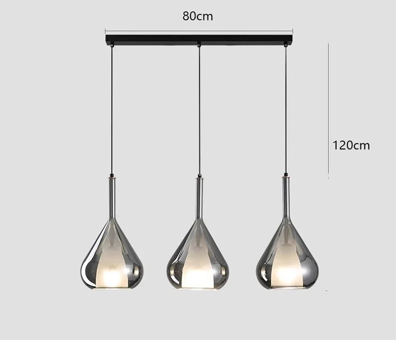 DecorBites™ Elegant Chandelier Pendant Lights for Dining Room and Salon