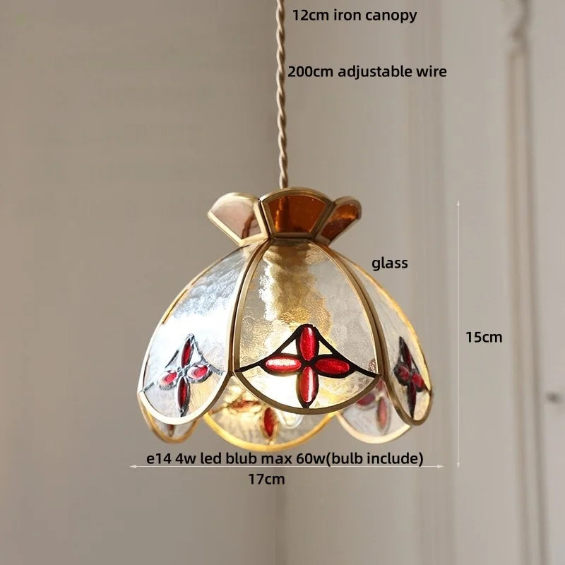 DecorBites™ Crown Diamond Glass Pendant Lamp, LED Modern Hanging Light