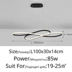 Nordic Minimalist Metal Pendant Light Chandelier