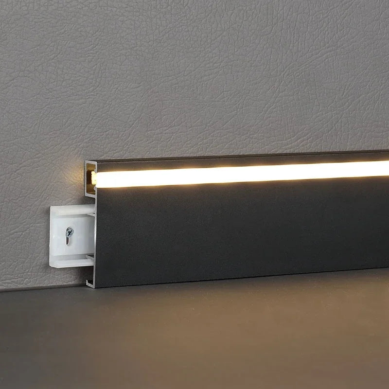 قاعدة لوح ألومنيوم DecorBites™ LED، شريط إضاءة خطي 1 متر/2 متر للتثبيت على السطح