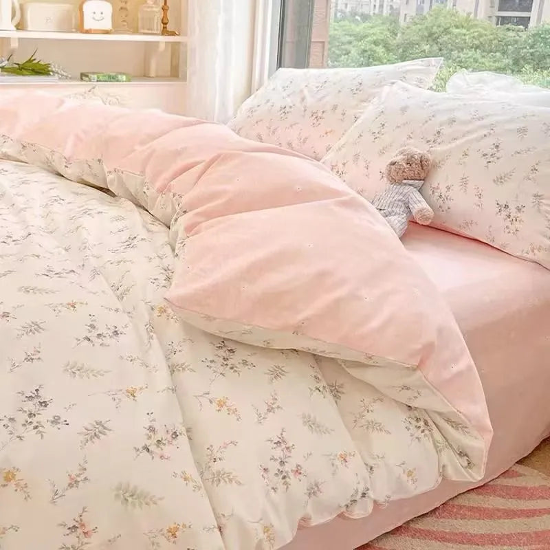DecorBites™ Checkerboard Pattern Duvet Cover Set - Stylish and Cozy Bedding Kit for Bedroom