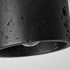 Wabi-Sabi Black Stone Pendant Light