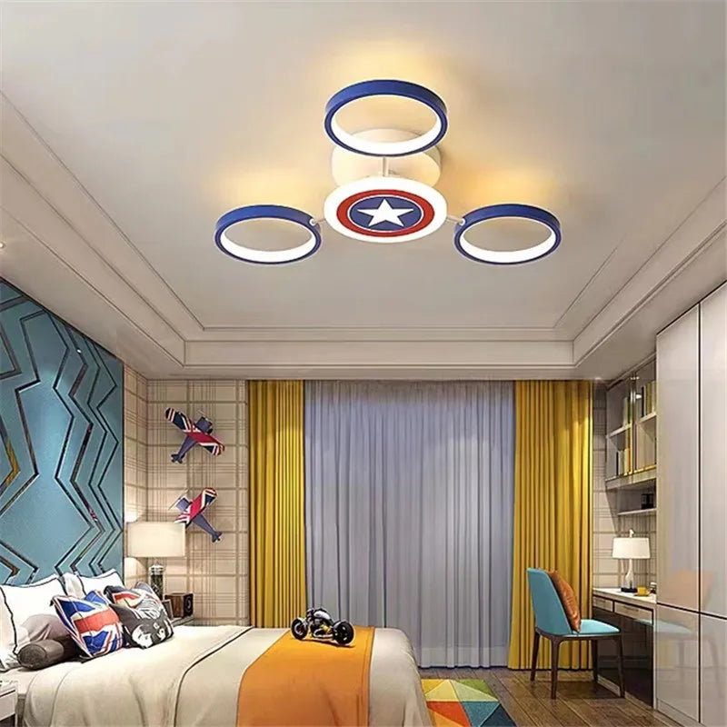 DecorBites™ Plafonnier LED de Dessin Animé pour Enfants | Lampes Décoratives pour Chambre de Garçons et Filles