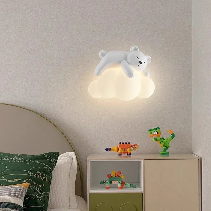 DecorBites™ Bear LED Wall Lamps for Children's Room