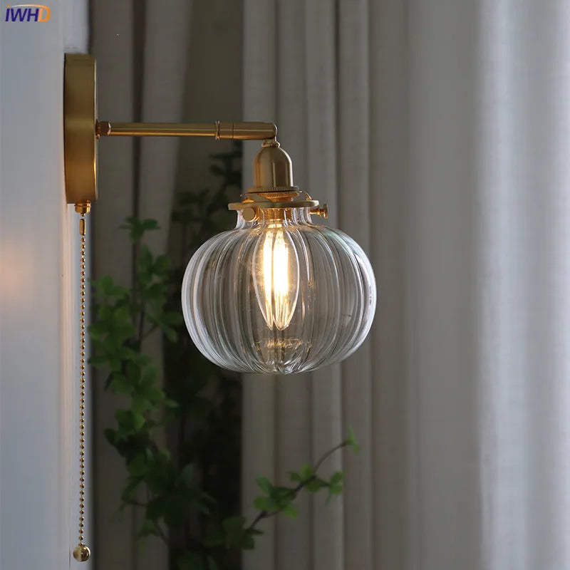 DecorBites™ Glass Ball Wall Lamp Sconce Modern Nordic Sconce Lighting for Bedroom Mirror