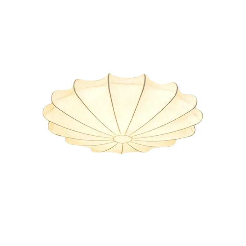 DecorBites™ Cream Silk LED Ceiling Lamp for Living Room Bedroom, Nordic Minimalist Style