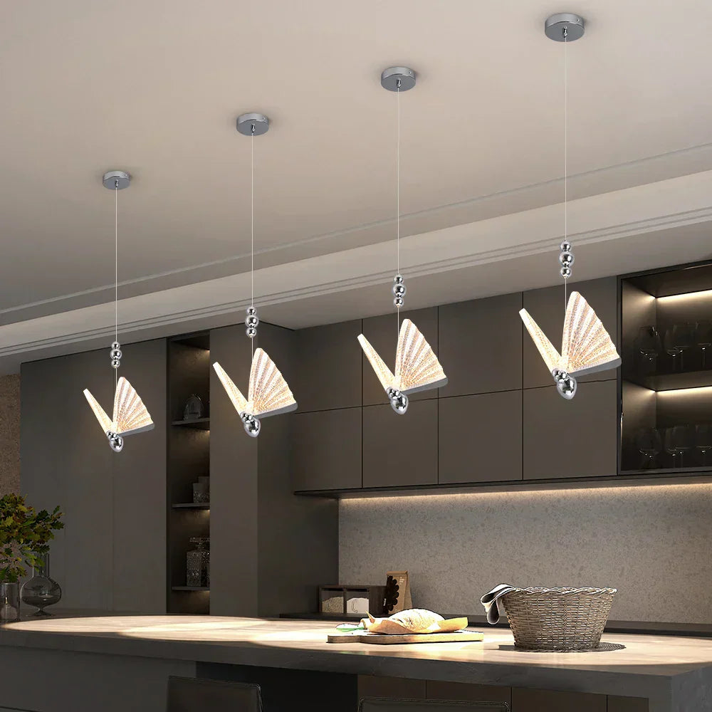 DecorBites™ Butterfly LED Pendant Chandelier for Living Room Kitchen Island Decor