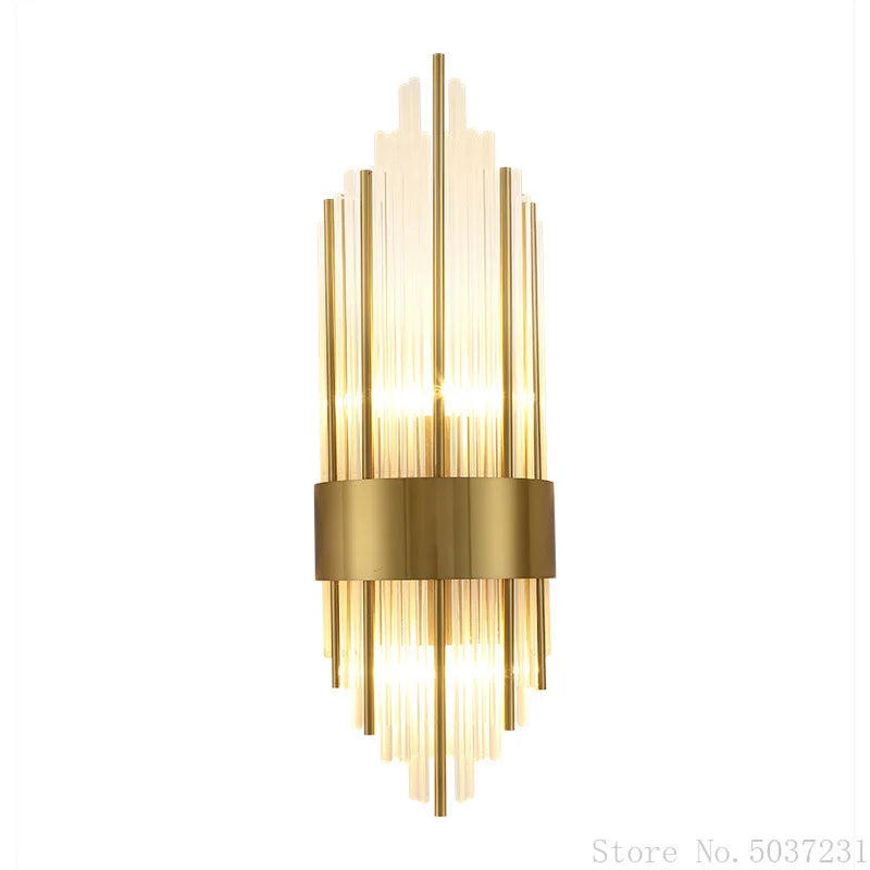 DecorBites™ Crystal Modern Wall Sconce Lamp for Bedroom & Living Room