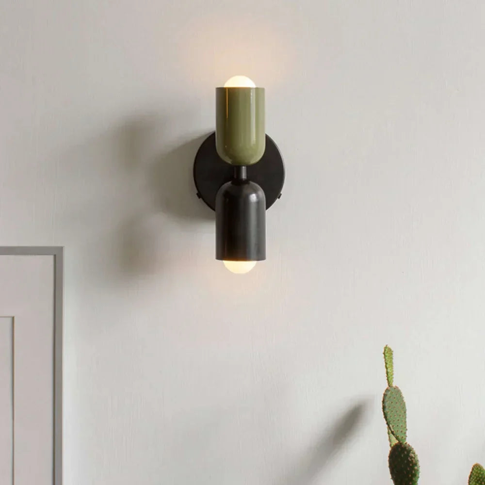 DecorBites™ Cream Double Head Wall Lamp: Nordic Medieval Design for Bedroom, Children's Room, Study