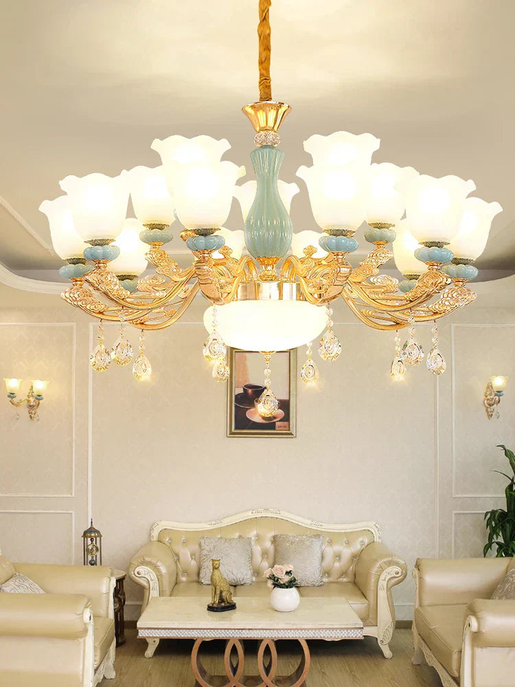 ثريا أوروبية فاخرة من DecorBites™ لغرفة المعيشة وغرفة النوم وقاعة الطعام - تصميم عصري وأنيق