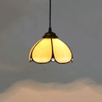 European Stained Glass Pendant Light, 20cm