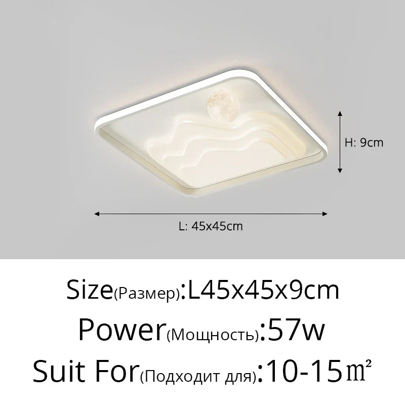ثريا DecorBites™ LED: تركيبات إضاءة حديثة لديكور المنزل، أضواء بيضاء لامعة