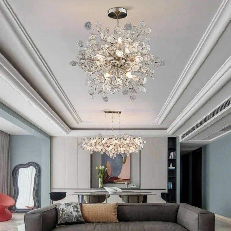 ثريا سقف LED DecorBites™ بتصميم إسكندنافي فاخر لإضاءة غرف المعيشة والطعام والنوم