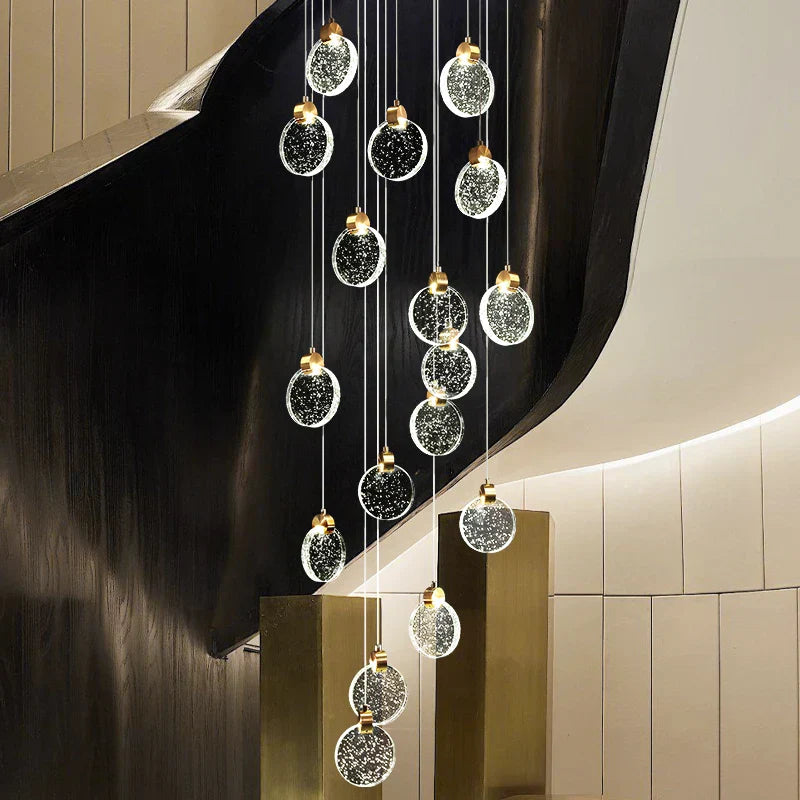 ثريا كريستال LED من DecorBites™ لديكور غرف المعيشة الحديثة