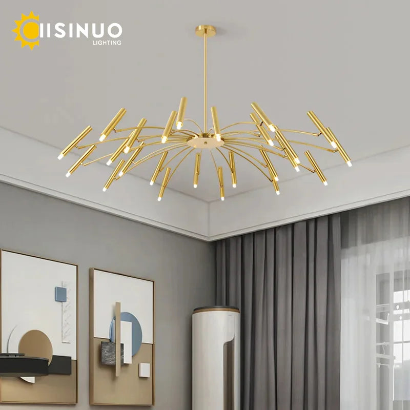 Minimalist Metal G9 Pendant Chandelier