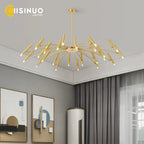 Minimalist Metal G9 Pendant Chandelier