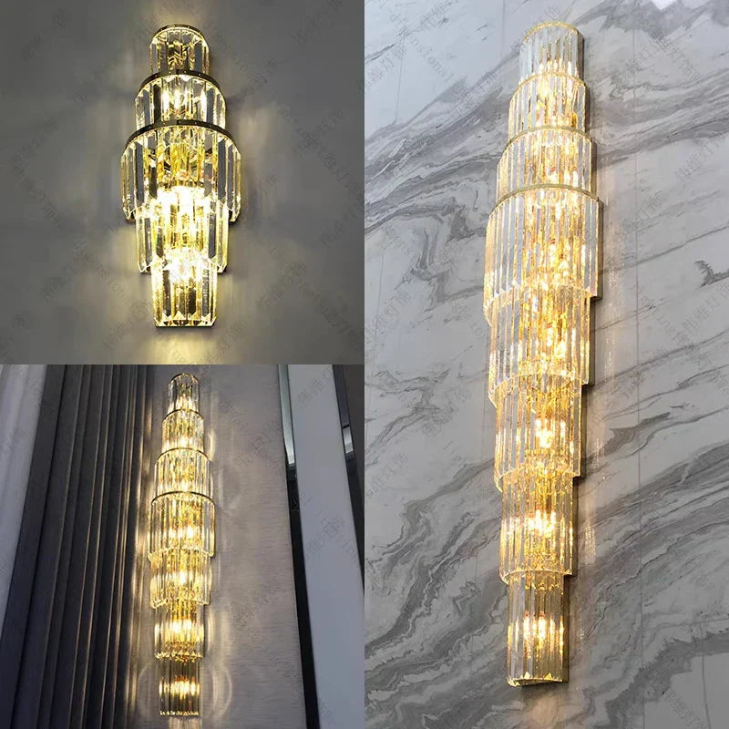 DecorBites™ Crystal Nordic Wall Lamp Modern Luxury Home Decor Wall Sconce