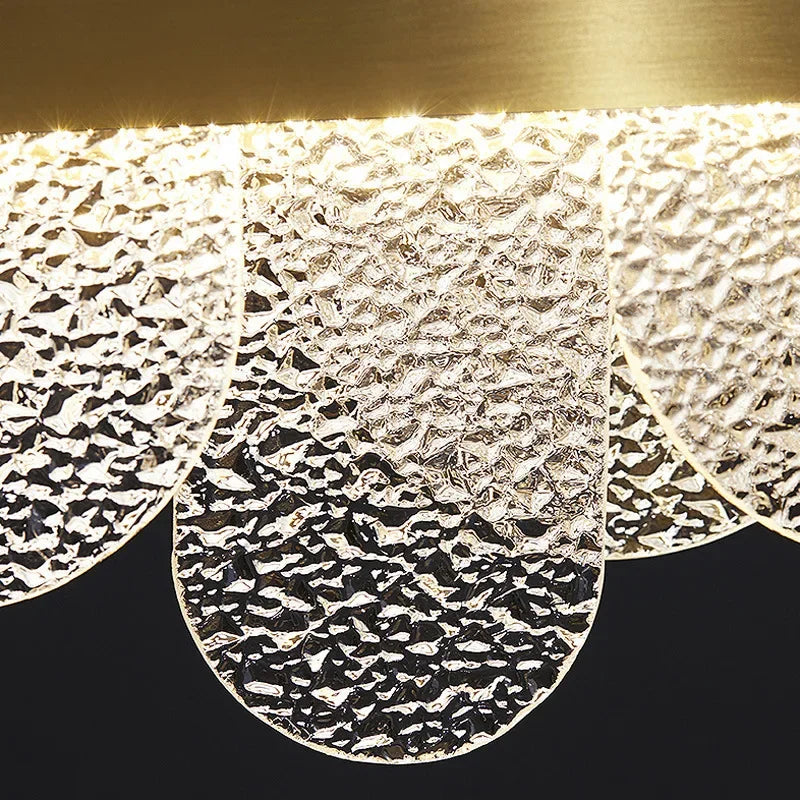 ثريا كريستالية DecorBites™ LED: إضاءة سقف أنيقة لغرفة المعيشة وغرفة النوم والفنادق