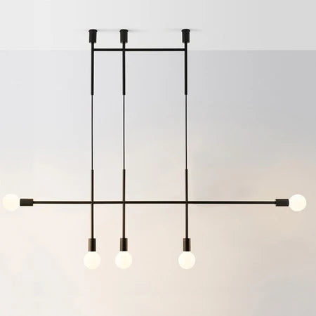 DecorBites™ Geometric Iron Pendant Lights for Dining Bedroom Cafe Indoor Decor