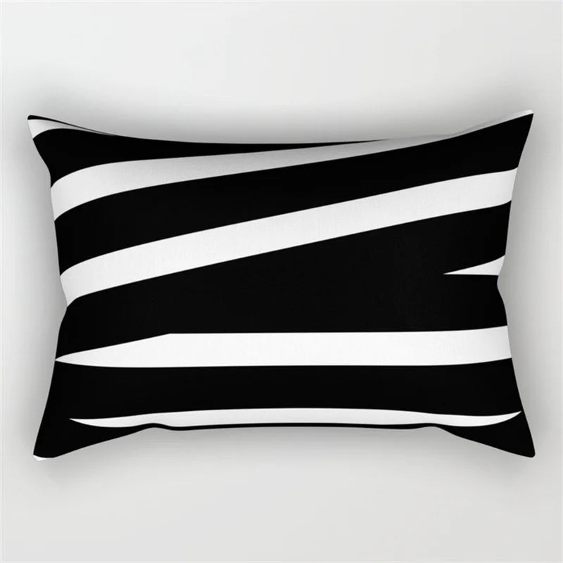 DecorBites™ Geometric Wave Line Waist Pillowcase Set