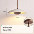 DecorBites™ Cream Stone Wood Chandelier Pendant Lamp for Bedroom - Danish Style Atmospheric Lighting