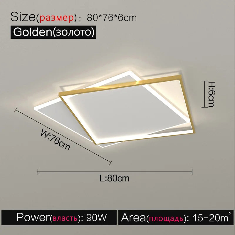 DecorBites™ LED Ceiling Lamp Set - Modern Minimalist Nordic Bedroom Living Room Lighting