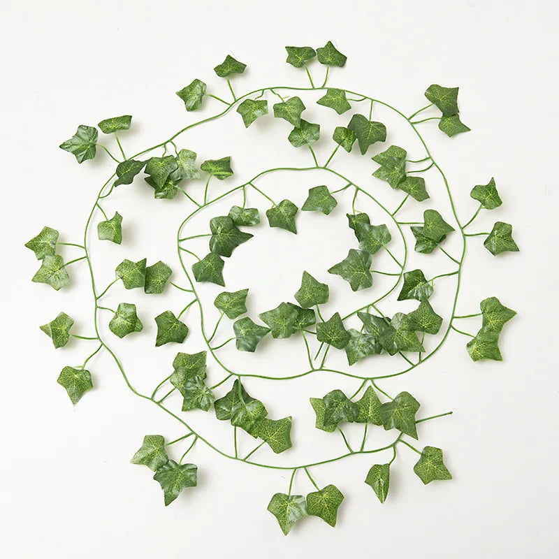 DecorBites™ Green Silk Hanging Christmas Garland for Home and Garden Decor