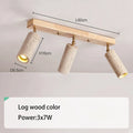 DecorBites™ 3-Head LED Ceiling Spotlight for Living Room, Clothing Store - Stone Wood Spot Light