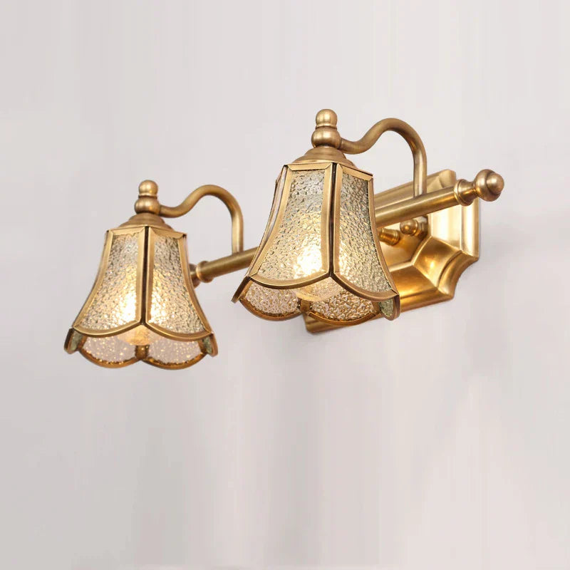 DecorBites™ Golden Glass Mirror Cabinet Light for Bedroom and Bathroom