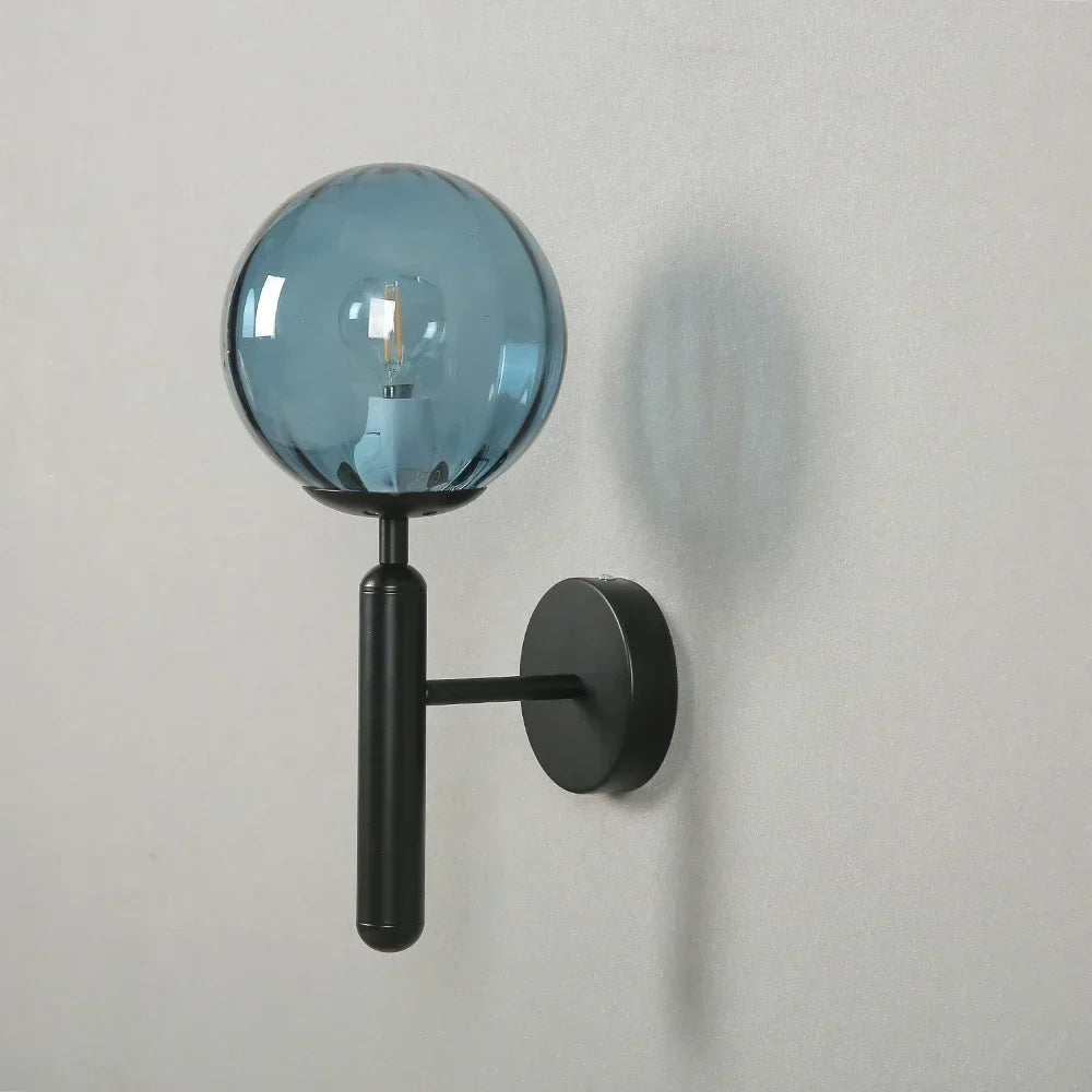 DecorBites™ Glass Ball LED Wall Lamp for Bedroom and Living Room