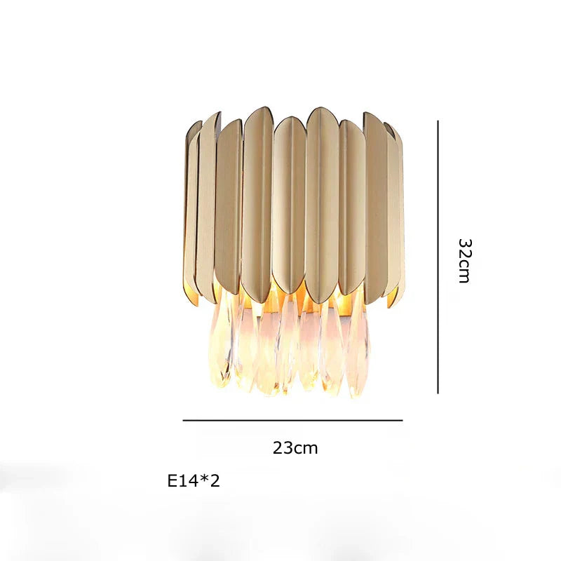 DecorBites™ Crystal Water Droplet Pendant Lights: Elegant LED Dimmable Lamps for Dining Room Foyer