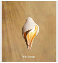 DecorBites™ Gypsum Conch Pendant Lamp, Wabi Sabi Style for Living Room, Bedroom, and Staircase