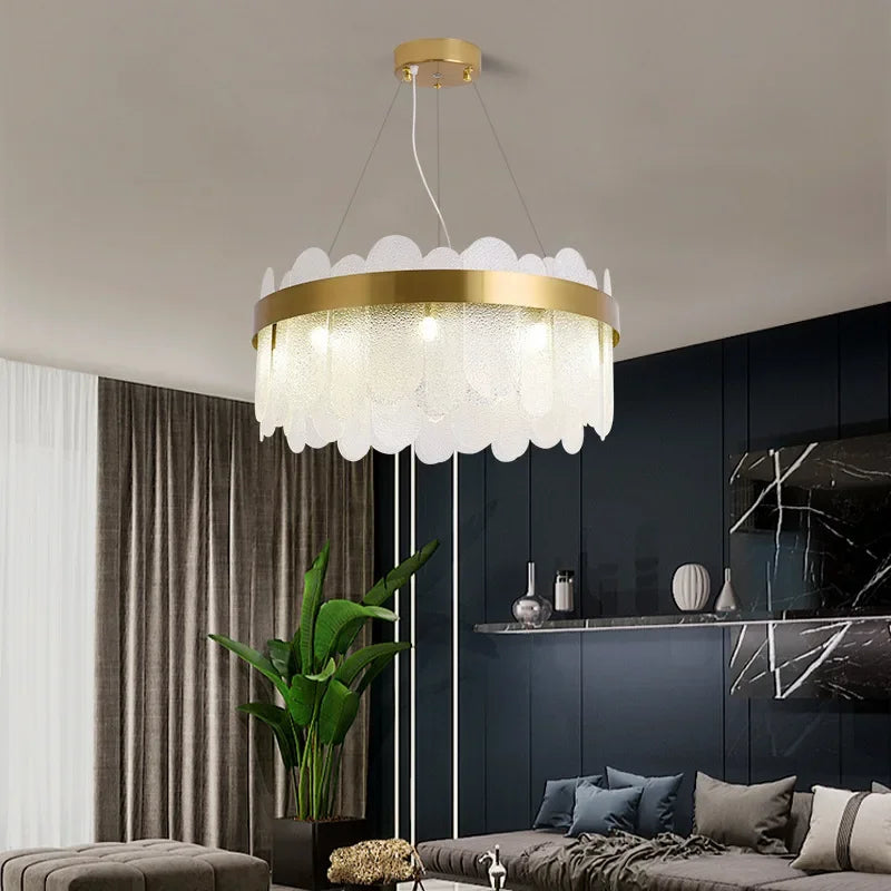 ثريا كريستالية DecorBites™ LED: إضاءة سقف أنيقة لغرفة المعيشة وغرفة النوم والفنادق